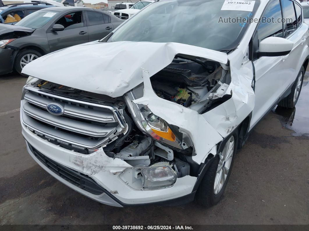 2017 Ford Escape Se White vin: 1FMCU0G97HUA25354