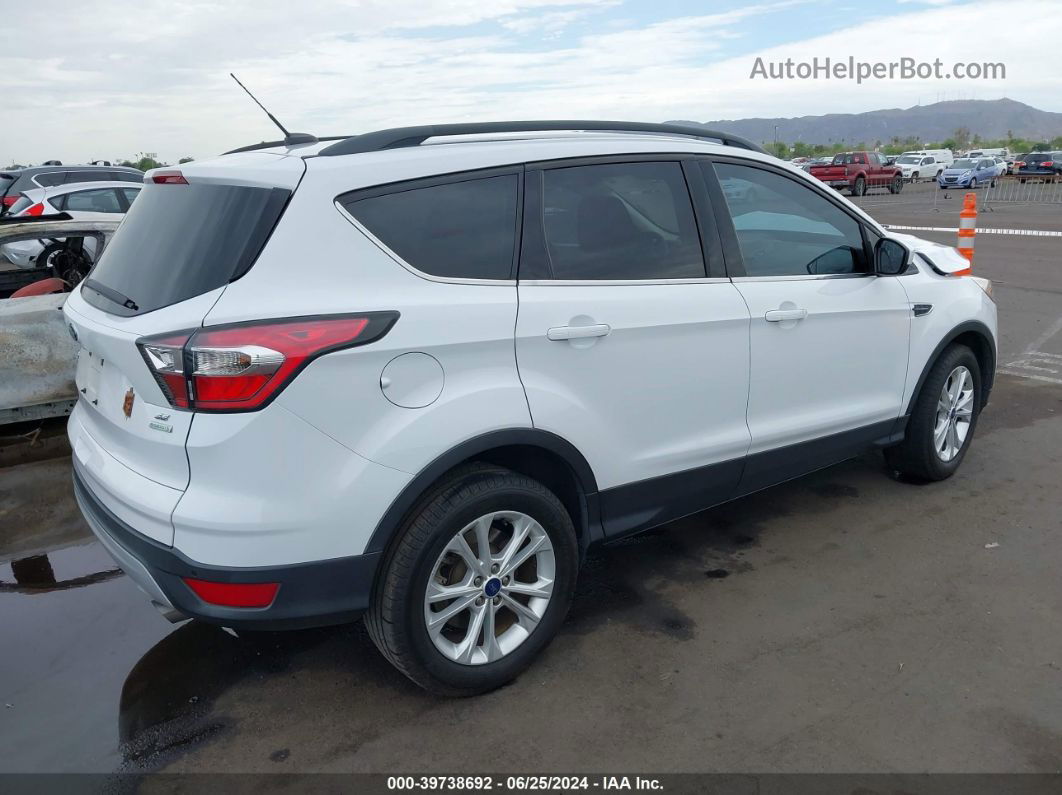 2017 Ford Escape Se White vin: 1FMCU0G97HUA25354