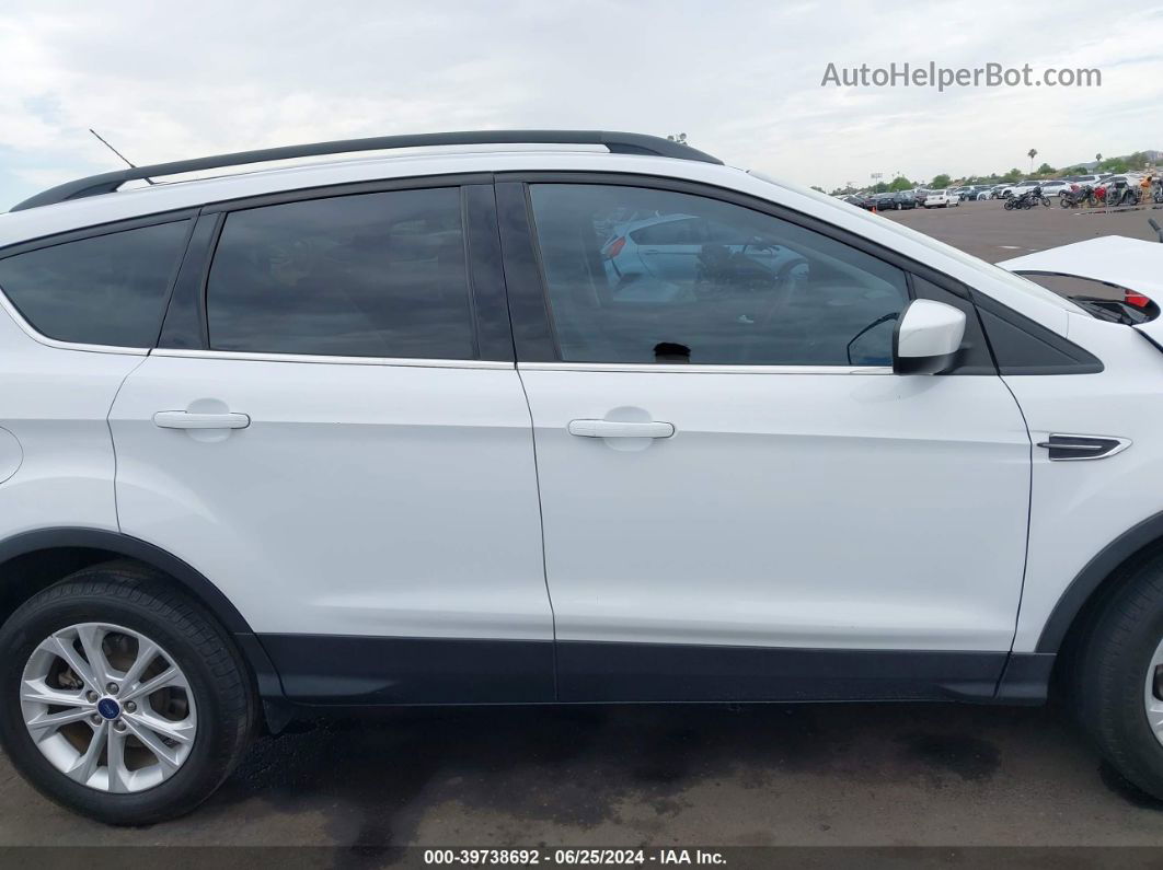 2017 Ford Escape Se White vin: 1FMCU0G97HUA25354