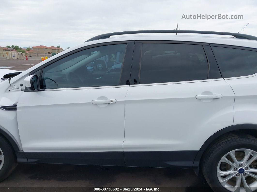 2017 Ford Escape Se White vin: 1FMCU0G97HUA25354