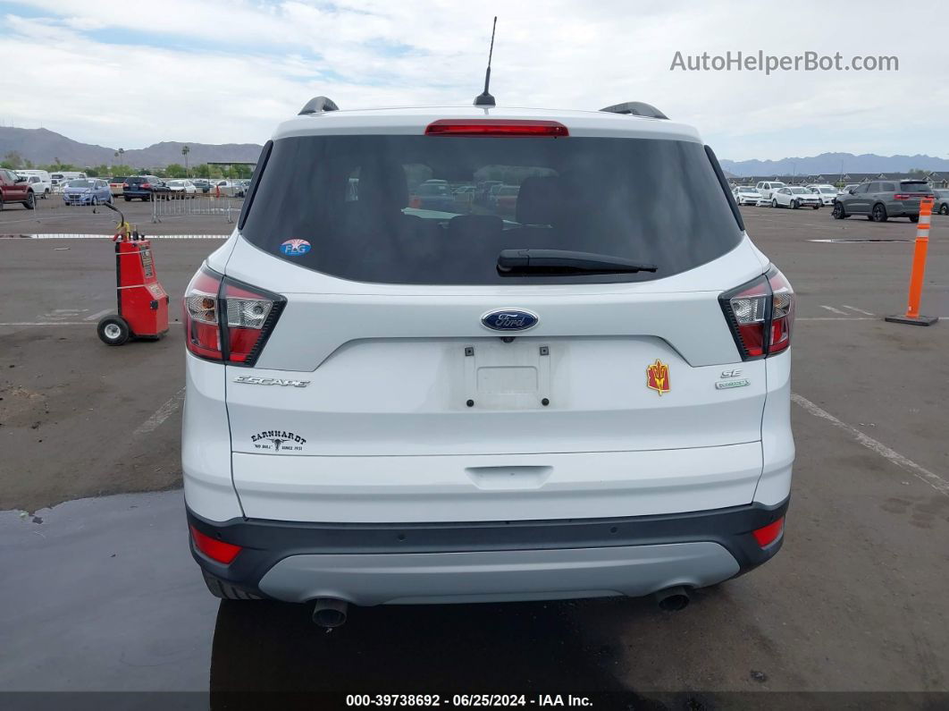 2017 Ford Escape Se White vin: 1FMCU0G97HUA25354