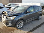 2017 Ford Escape Se Gray vin: 1FMCU0G97HUA83593