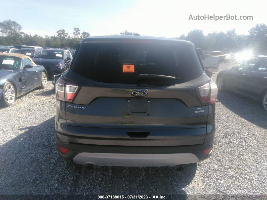 2017 Ford Escape Se Gray vin: 1FMCU0G97HUA95453