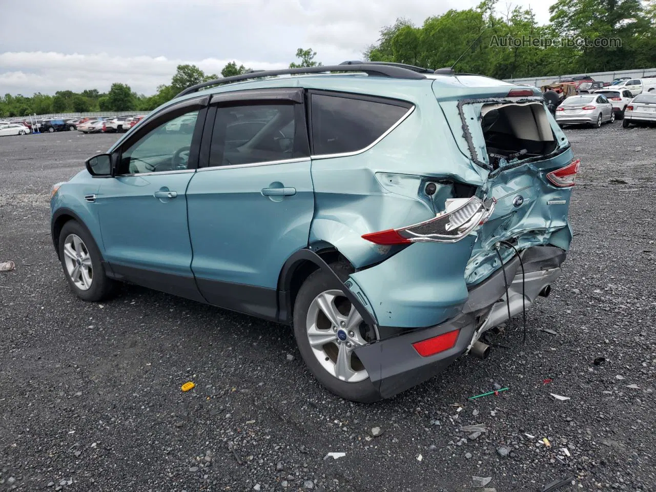 2013 Ford Escape Se Turquoise vin: 1FMCU0G98DUA32842