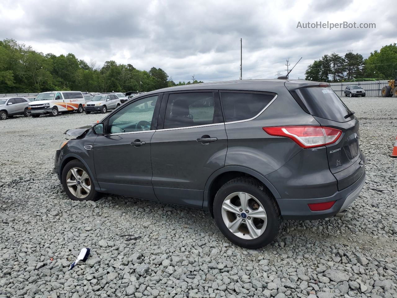 2015 Ford Escape Se Gray vin: 1FMCU0G98FUA10861