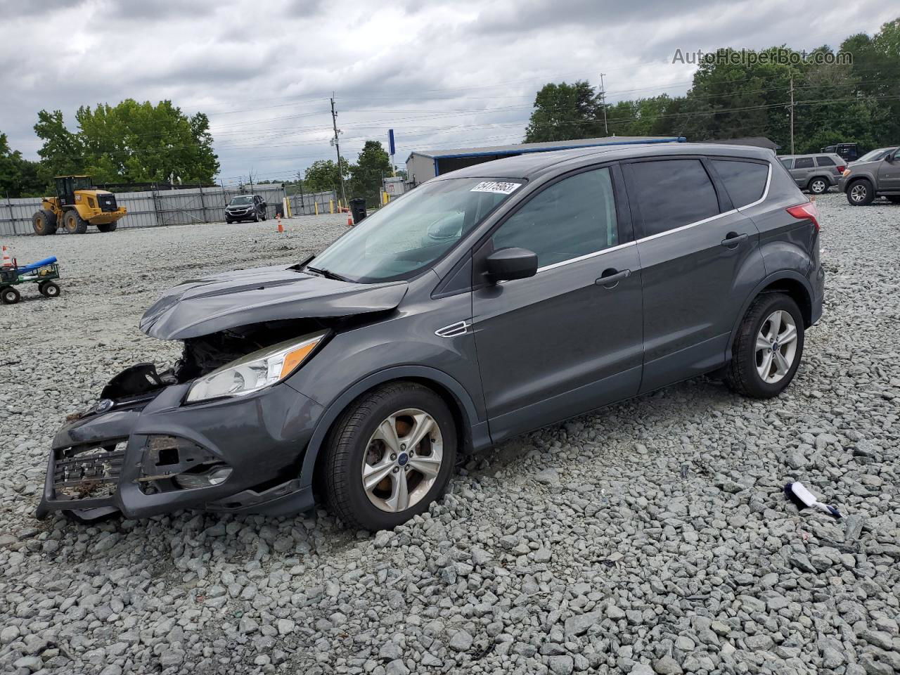 2015 Ford Escape Se Gray vin: 1FMCU0G98FUA10861