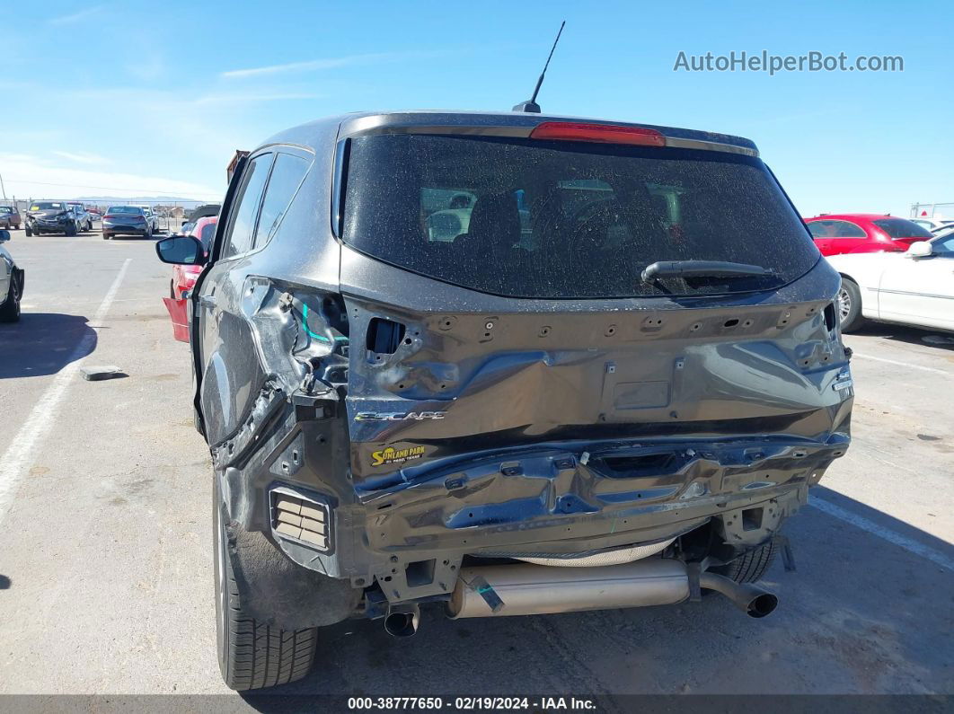 2017 Ford Escape Se Gray vin: 1FMCU0G98HUA83635