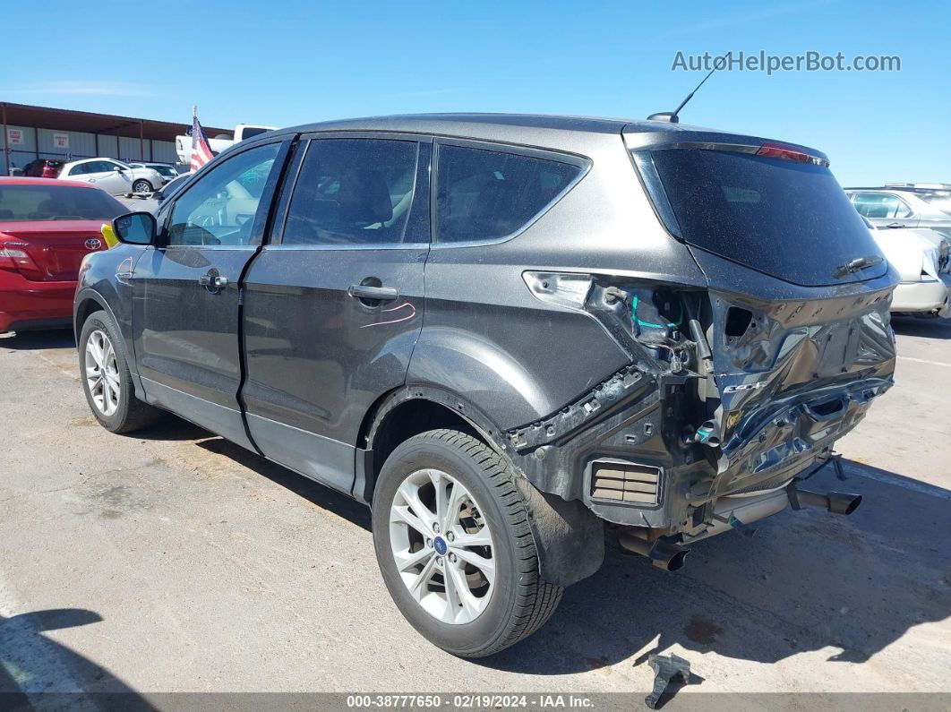 2017 Ford Escape Se Gray vin: 1FMCU0G98HUA83635