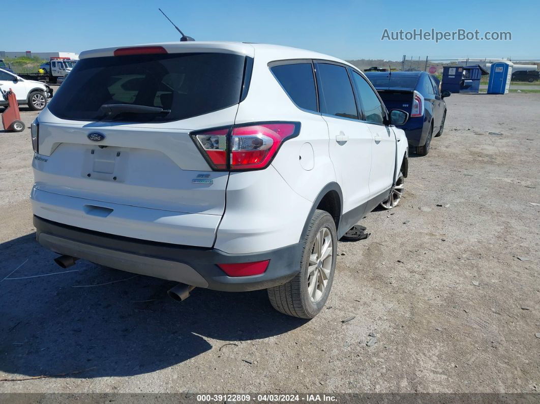 2017 Ford Escape Se White vin: 1FMCU0G98HUD67038