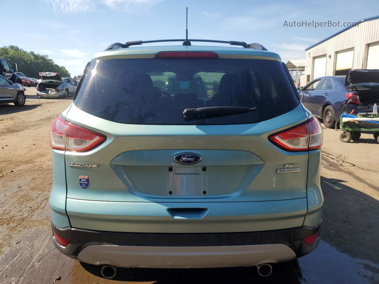 2013 Ford Escape Se Turquoise vin: 1FMCU0G99DUD22071