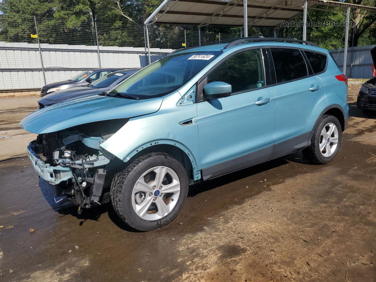 2013 Ford Escape Se Turquoise vin: 1FMCU0G99DUD22071