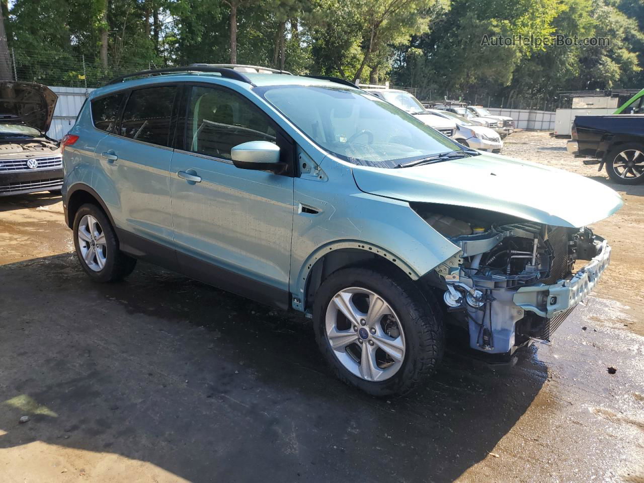 2013 Ford Escape Se Turquoise vin: 1FMCU0G99DUD22071