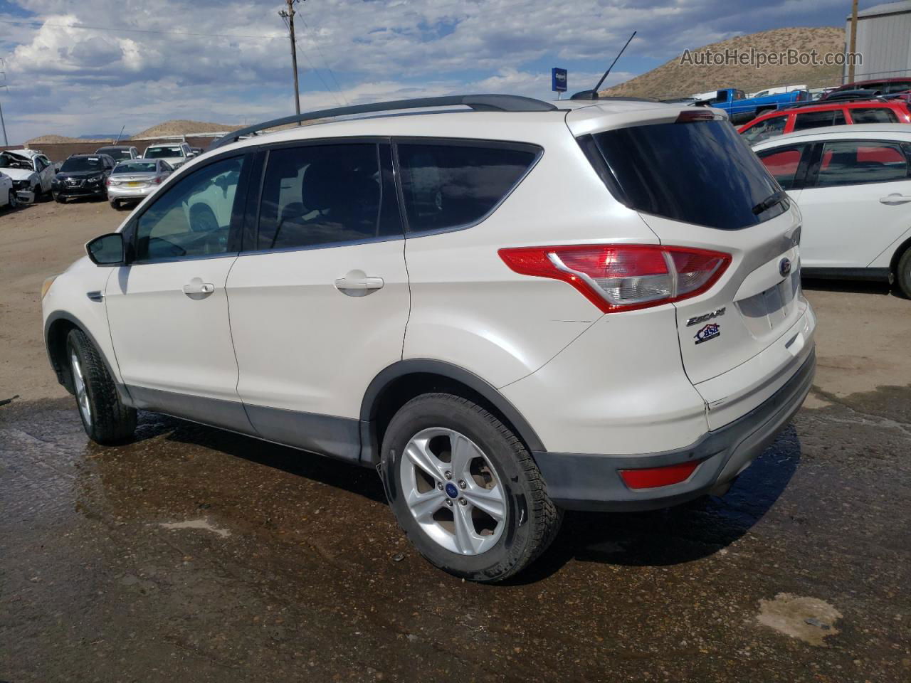 2014 Ford Escape Se White vin: 1FMCU0G99EUB61626