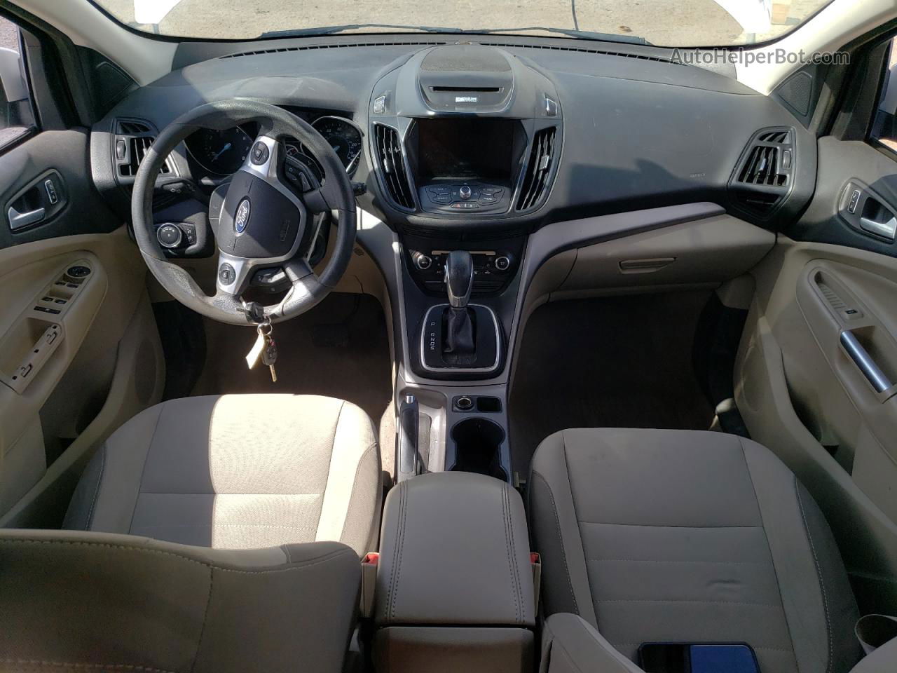 2014 Ford Escape Se Белый vin: 1FMCU0G99EUB61626