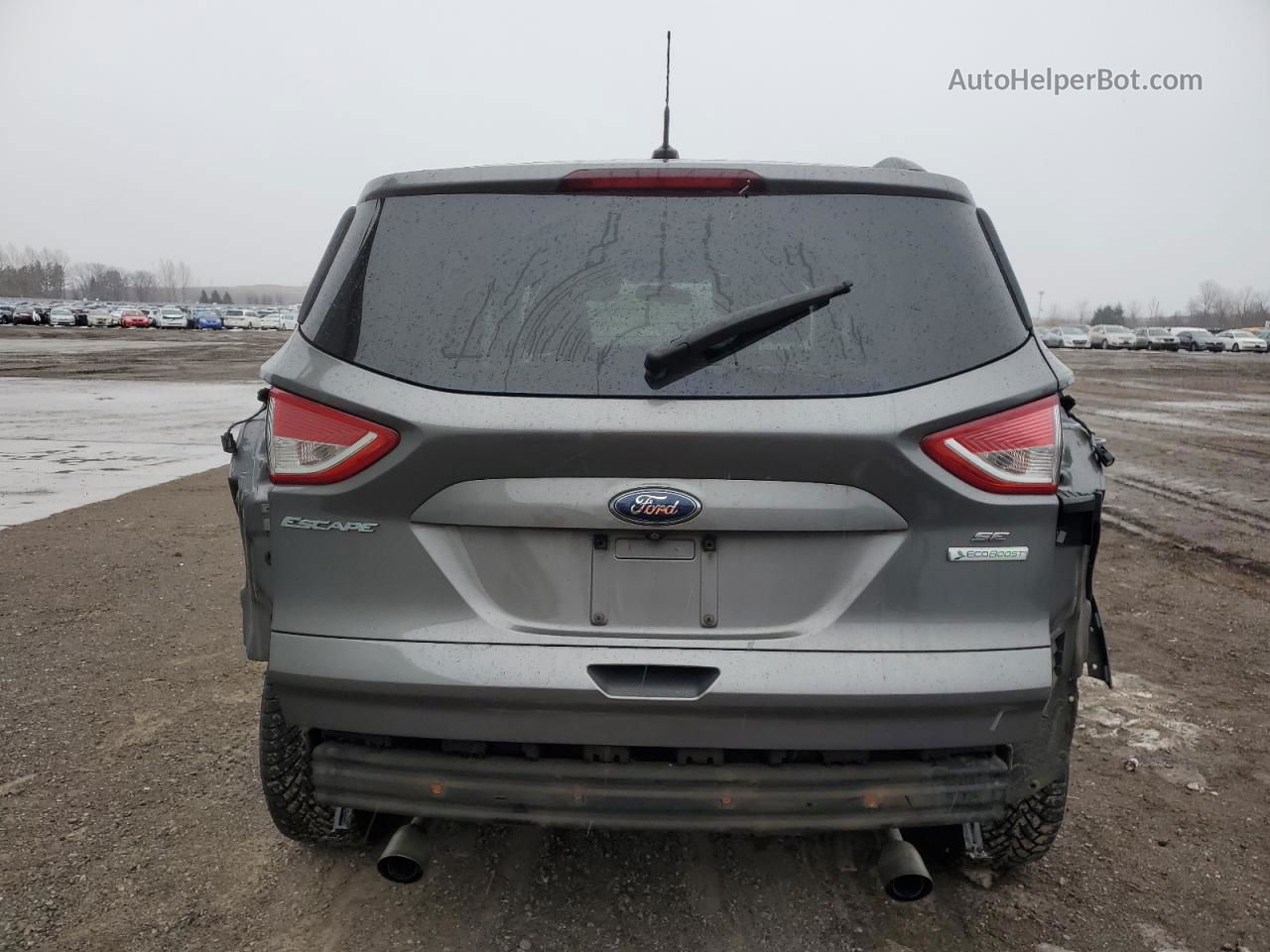 2014 Ford Escape Se Gray vin: 1FMCU0G99EUD96124