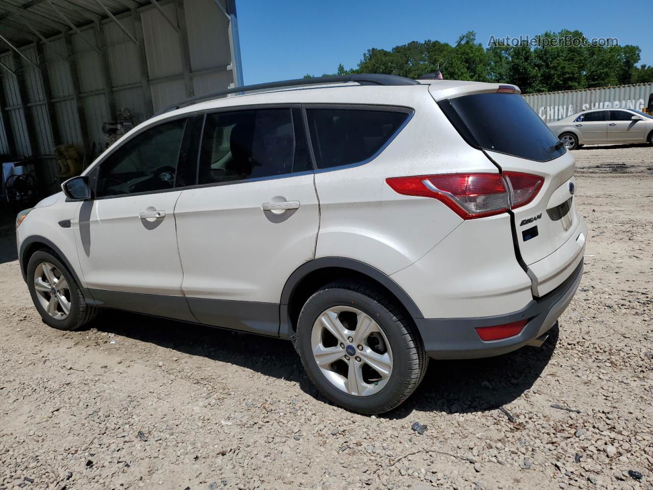 2015 Ford Escape Se White vin: 1FMCU0G99FUA66209