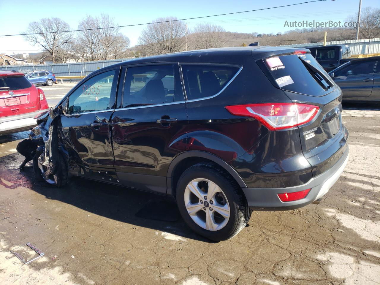 2015 Ford Escape Se Black vin: 1FMCU0G99FUB64317