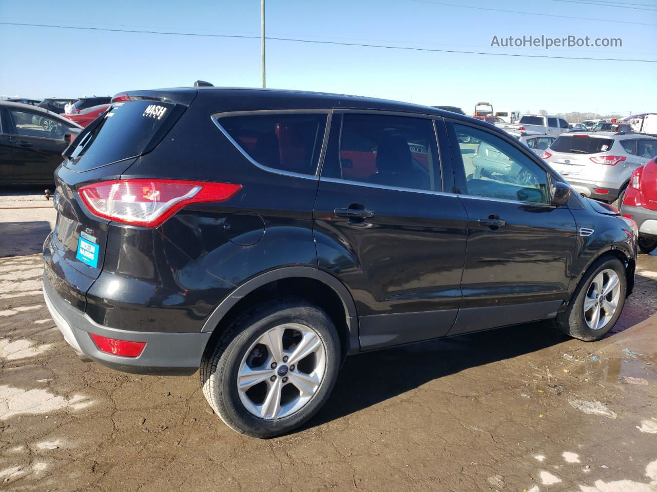 2015 Ford Escape Se Black vin: 1FMCU0G99FUB64317