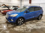 2017 Ford Escape Se Синий vin: 1FMCU0G99HUA16669