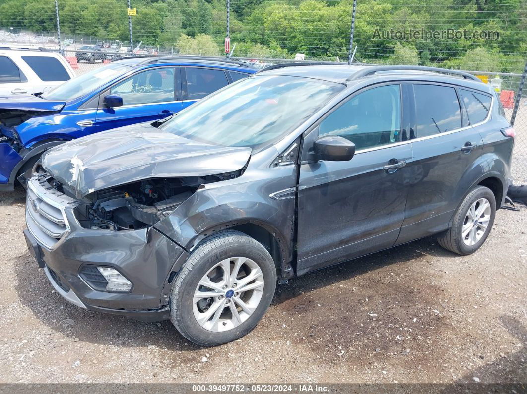 2017 Ford Escape Se Gray vin: 1FMCU0G99HUE53247