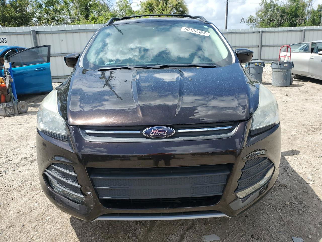 2013 Ford Escape Se Black vin: 1FMCU0G9XDUD49067