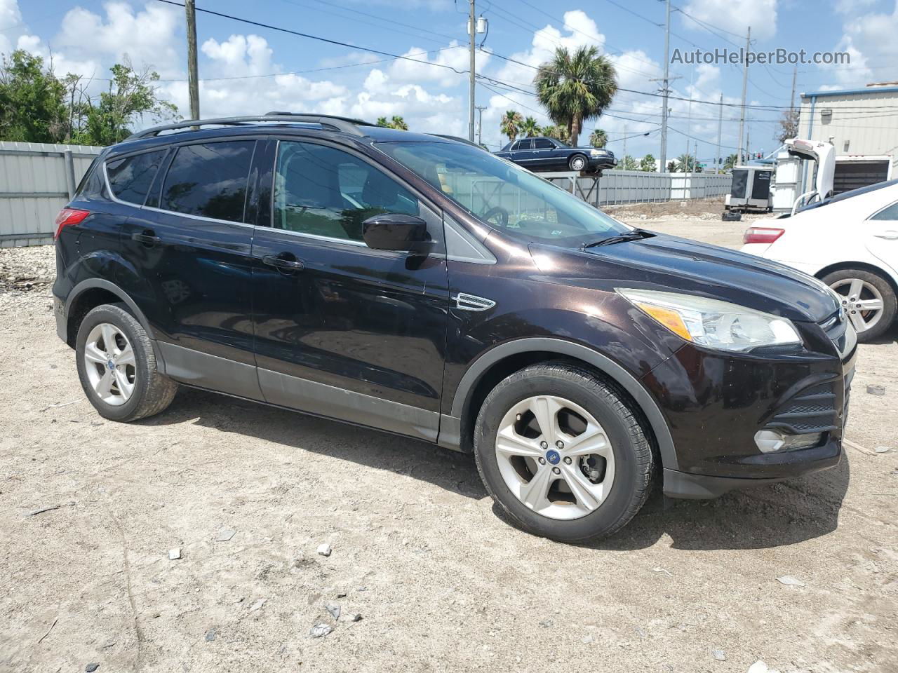 2013 Ford Escape Se Black vin: 1FMCU0G9XDUD49067