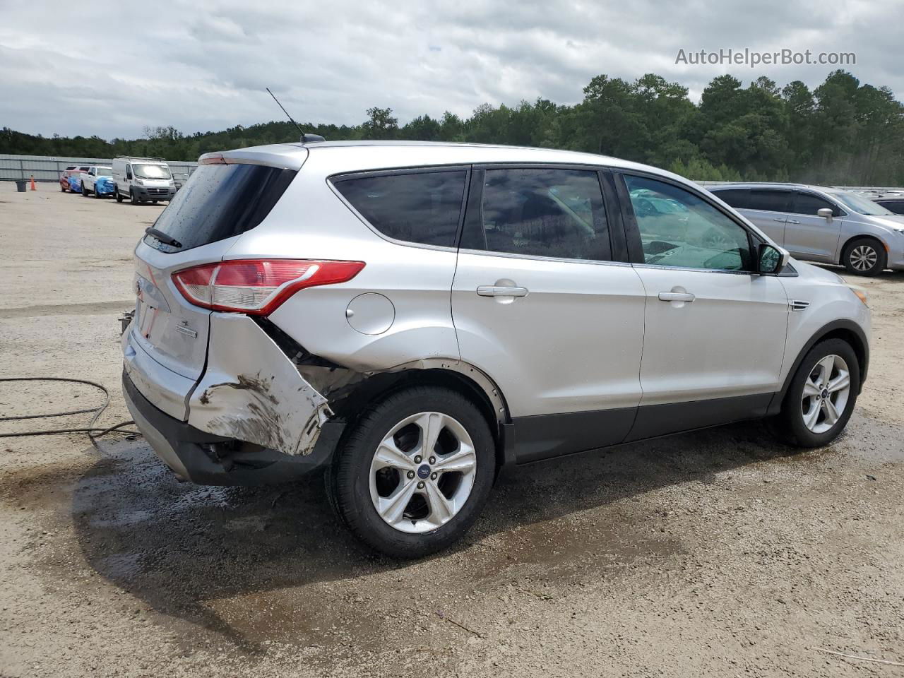 2015 Ford Escape Se Silver vin: 1FMCU0G9XFUA11350