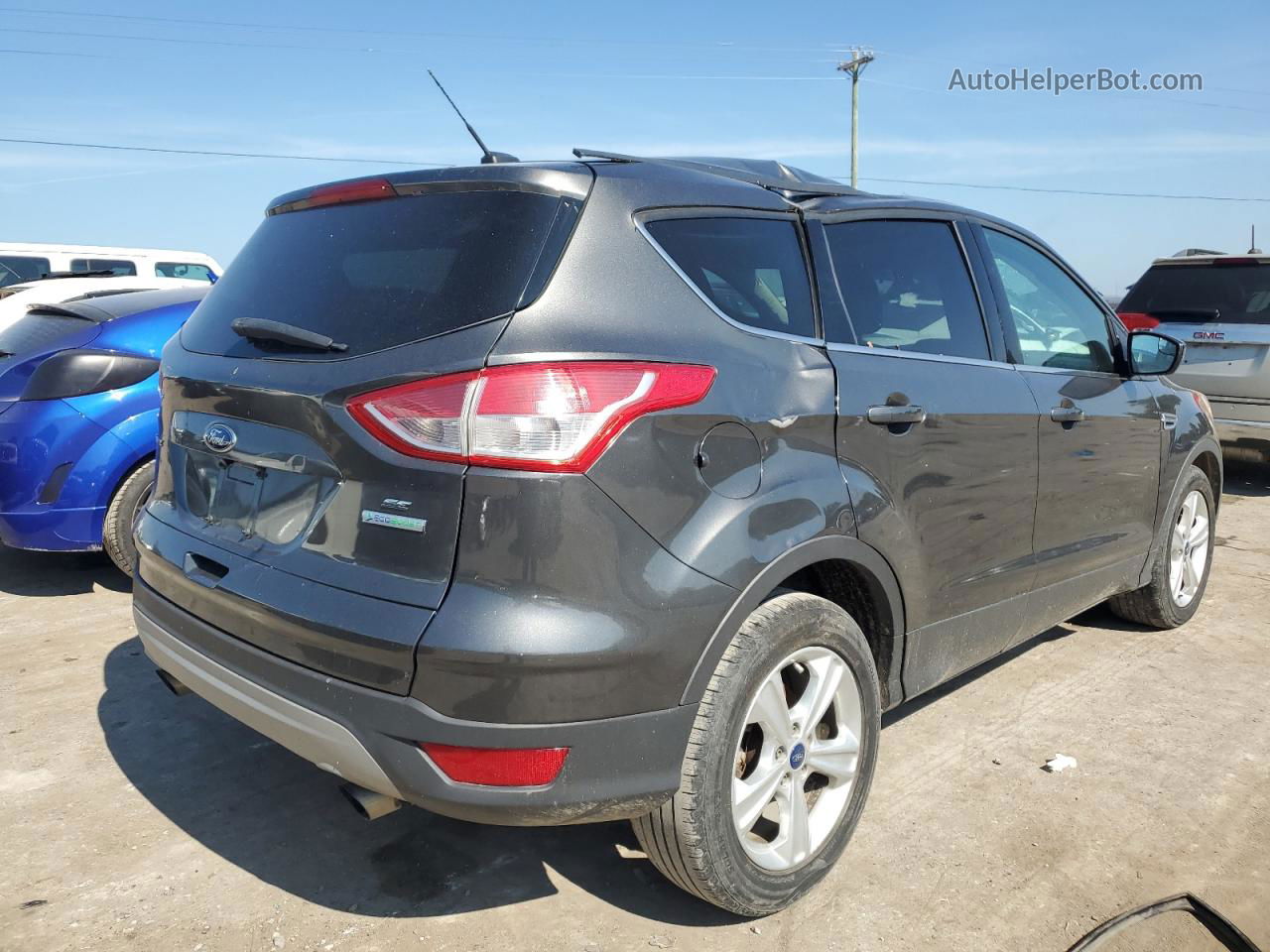 2015 Ford Escape Se Gray vin: 1FMCU0G9XFUA80801