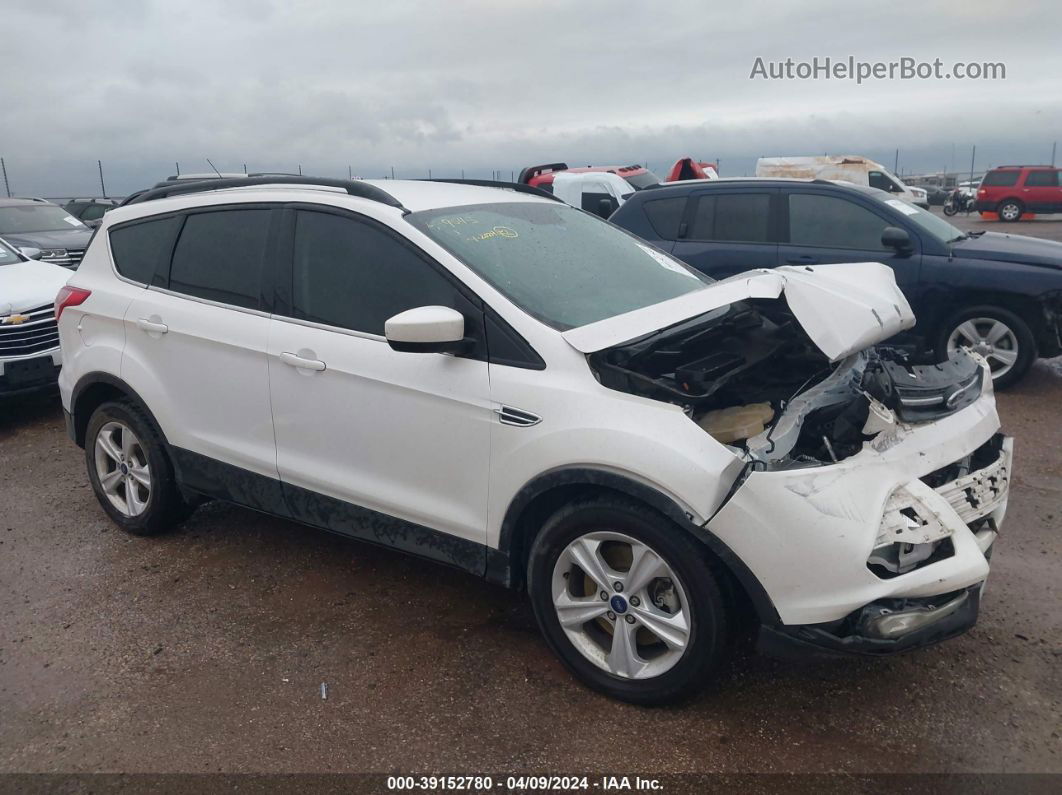 2015 Ford Escape Se White vin: 1FMCU0G9XFUB05518