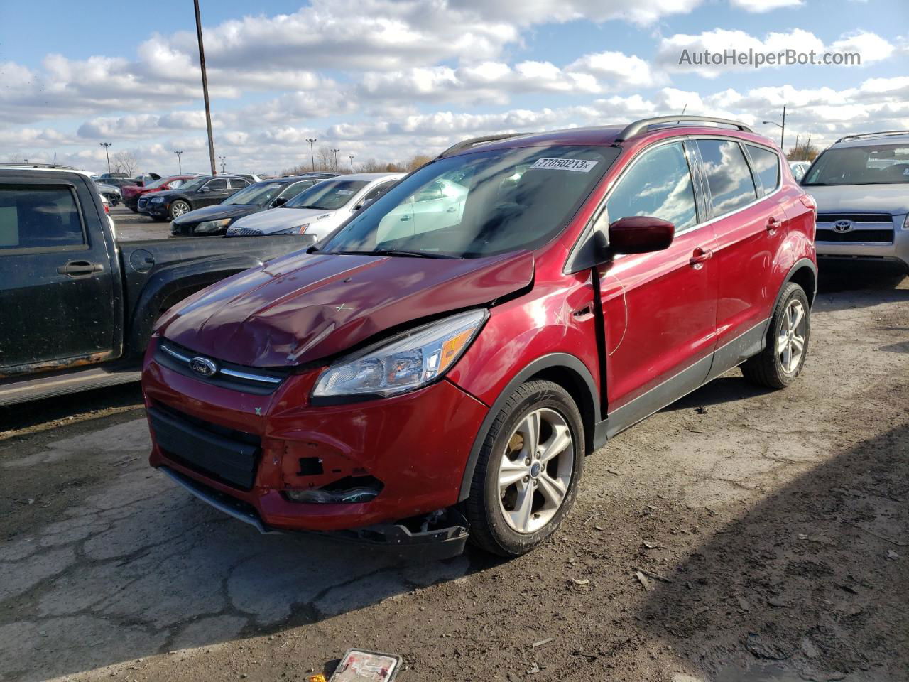 2015 Ford Escape Se Red vin: 1FMCU0G9XFUB45839