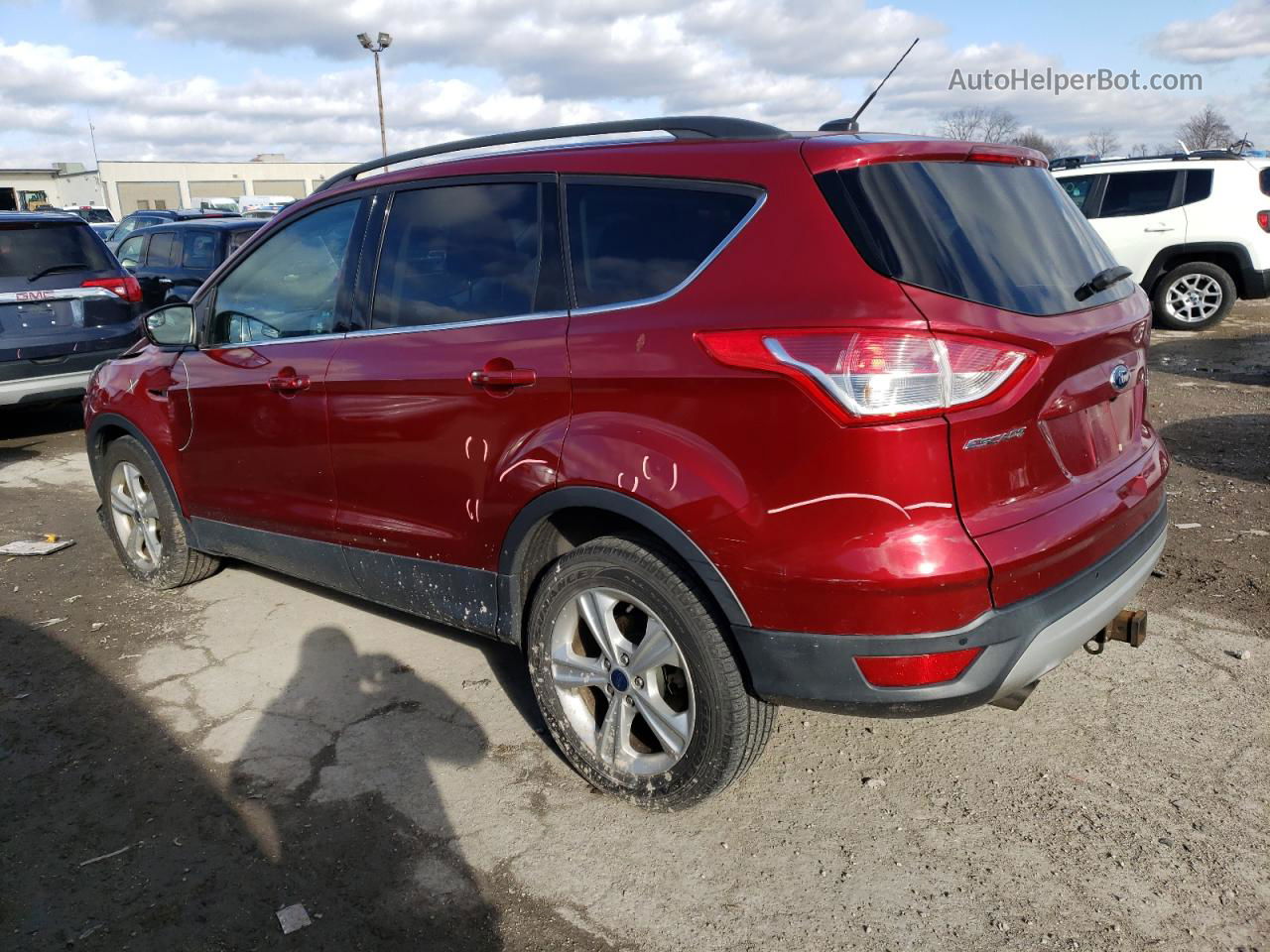 2015 Ford Escape Se Red vin: 1FMCU0G9XFUB45839