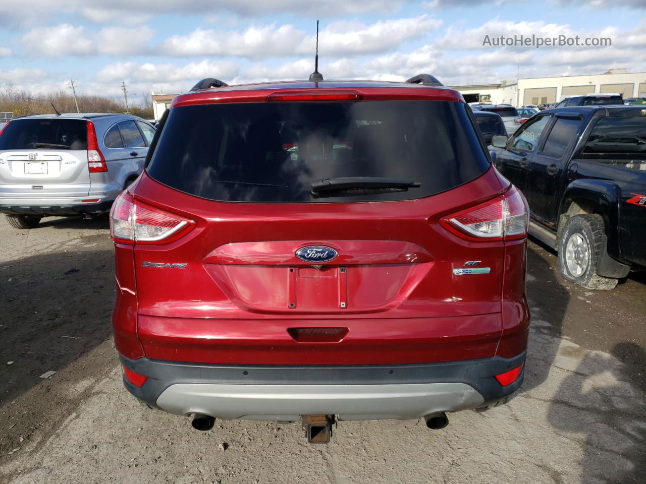 2015 Ford Escape Se Red vin: 1FMCU0G9XFUB45839