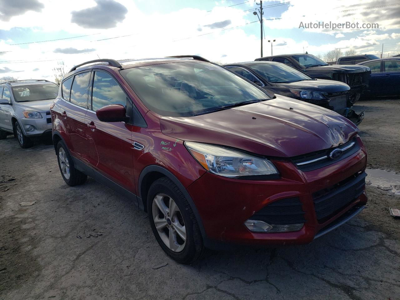 2015 Ford Escape Se Red vin: 1FMCU0G9XFUB45839