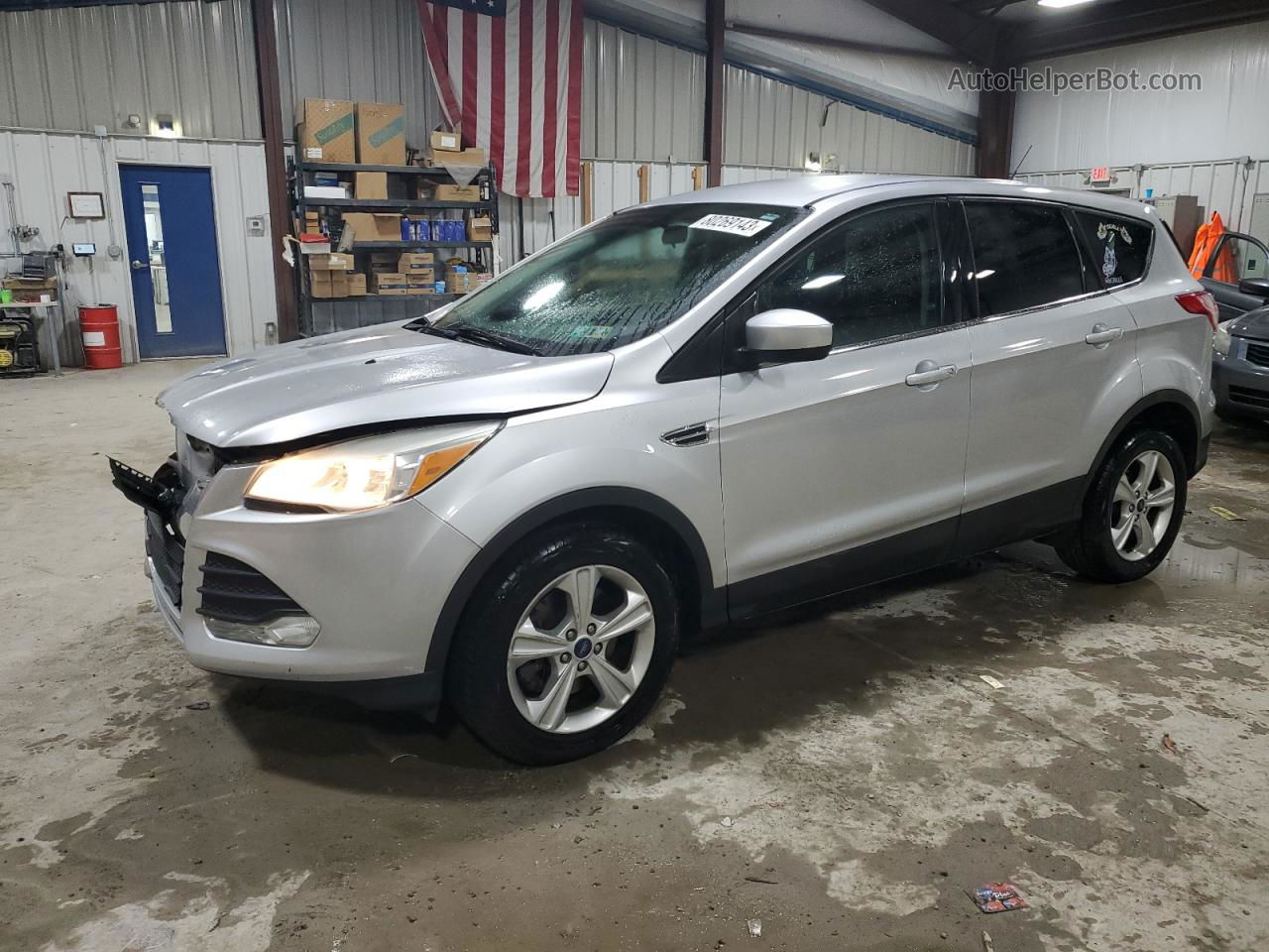 2015 Ford Escape Se Silver vin: 1FMCU0G9XFUC65334