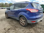 2016 Ford Escape Se Blue vin: 1FMCU0G9XGUB19419