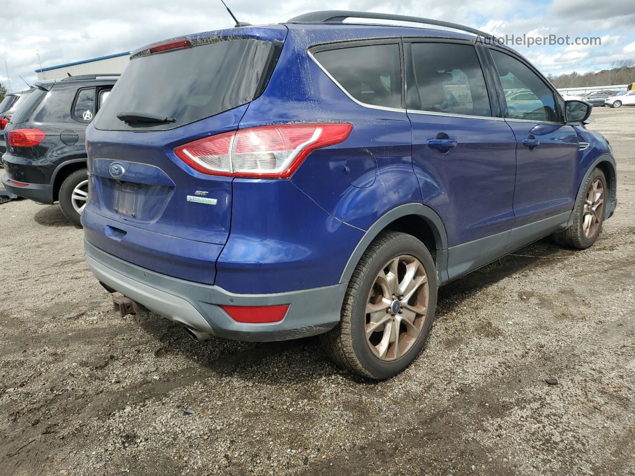 2016 Ford Escape Se Blue vin: 1FMCU0G9XGUB19419