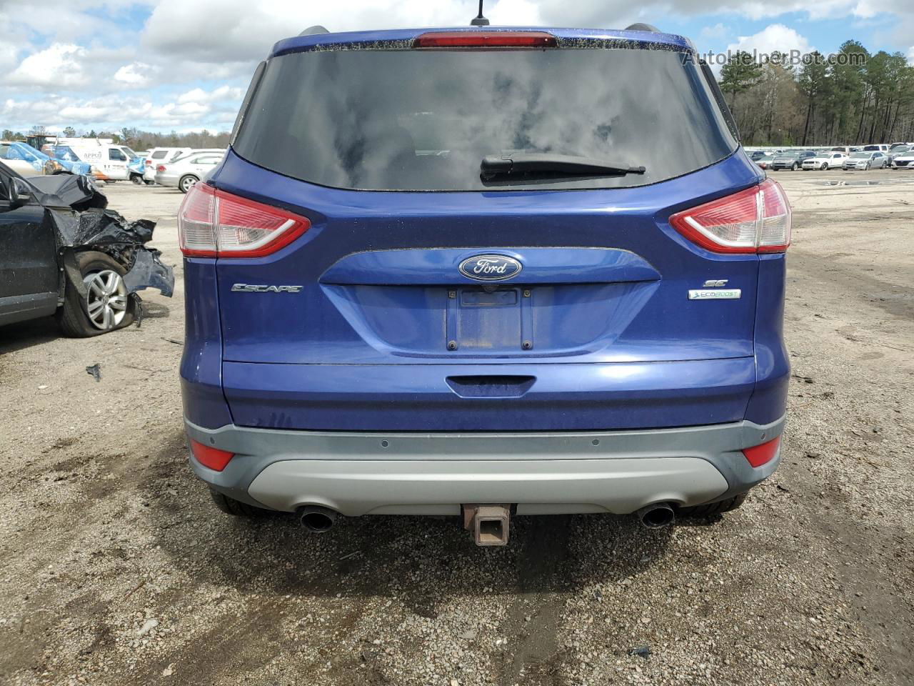 2016 Ford Escape Se Blue vin: 1FMCU0G9XGUB19419