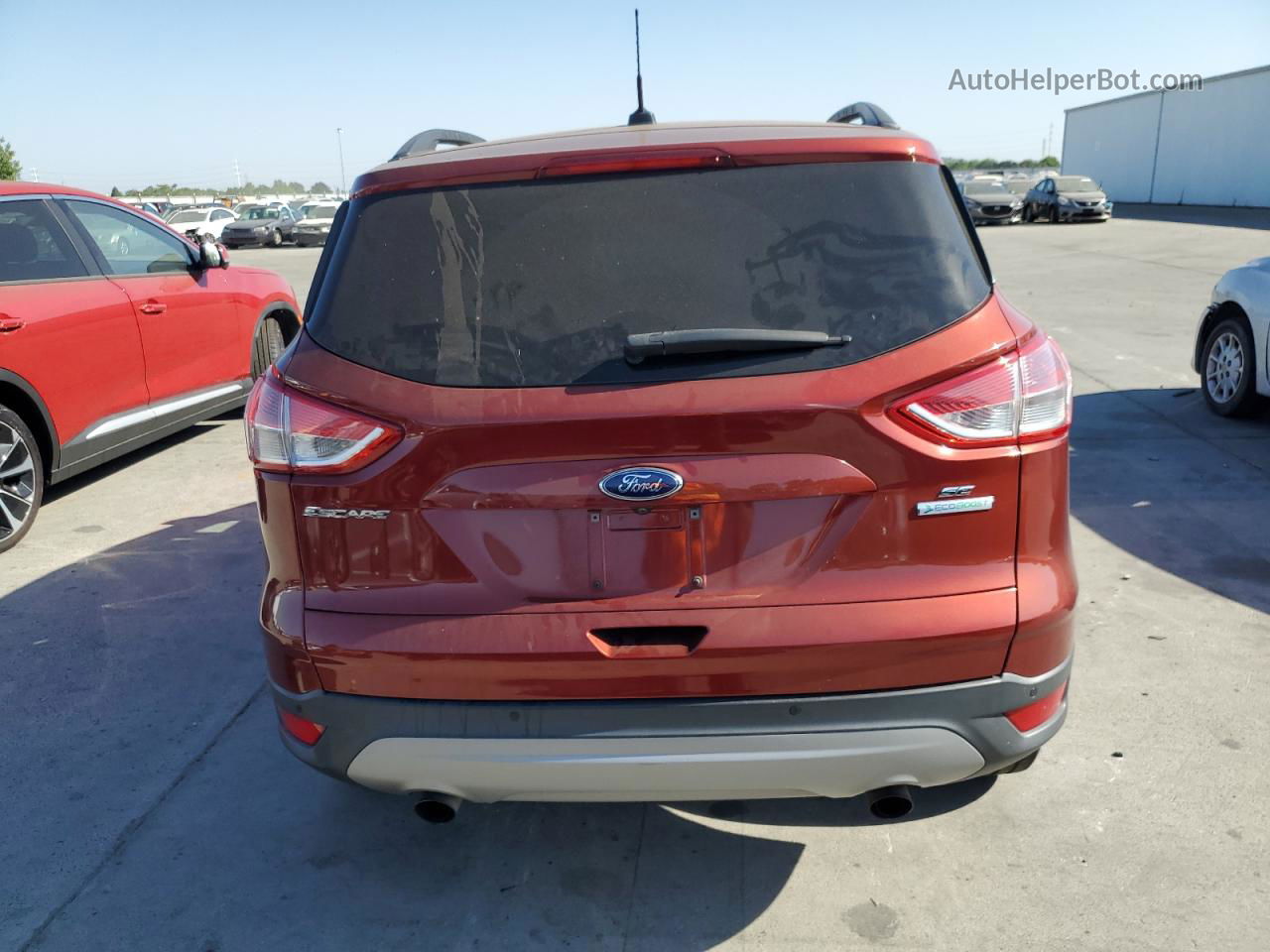 2016 Ford Escape Se Maroon vin: 1FMCU0G9XGUB39072