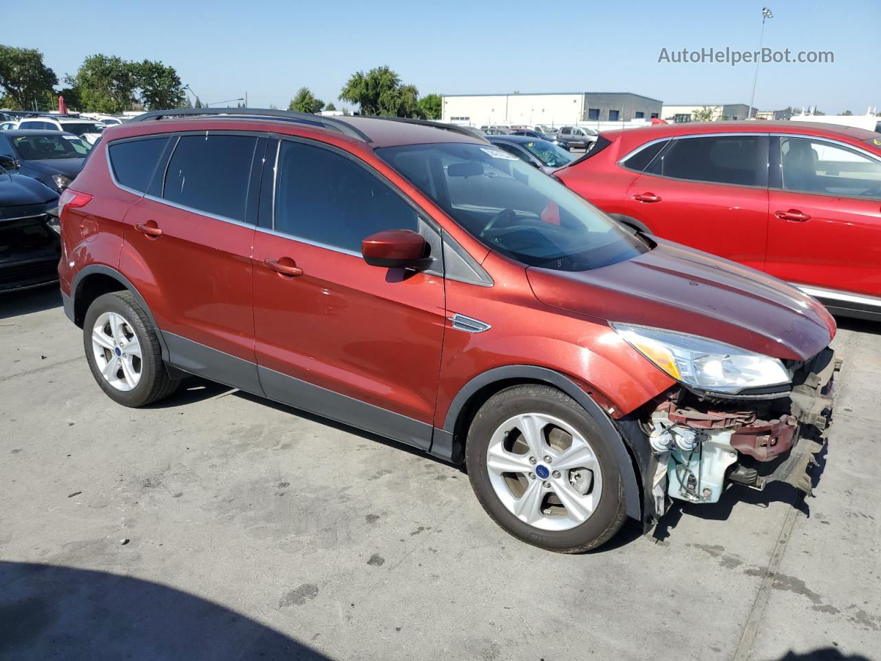 2016 Ford Escape Se Maroon vin: 1FMCU0G9XGUB39072