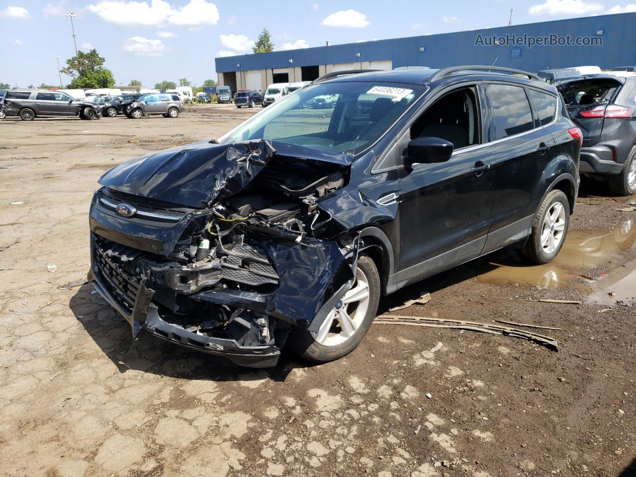 2016 Ford Escape Se Black vin: 1FMCU0G9XGUB44529