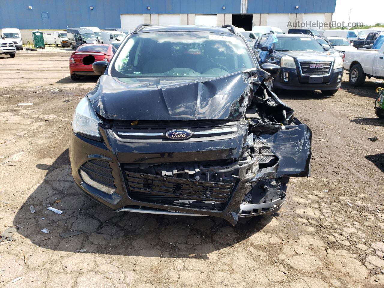 2016 Ford Escape Se Black vin: 1FMCU0G9XGUB44529