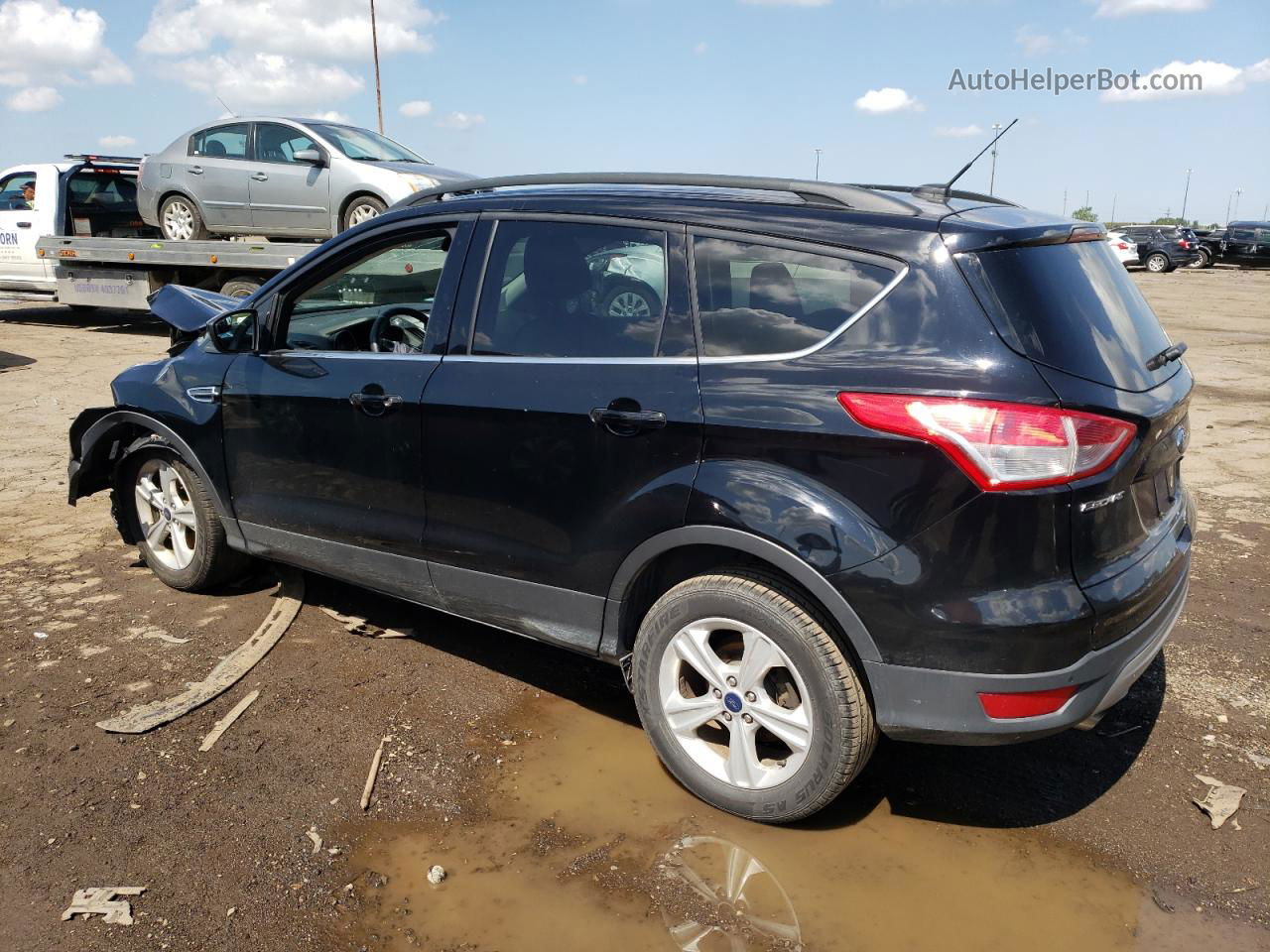 2016 Ford Escape Se Black vin: 1FMCU0G9XGUB44529