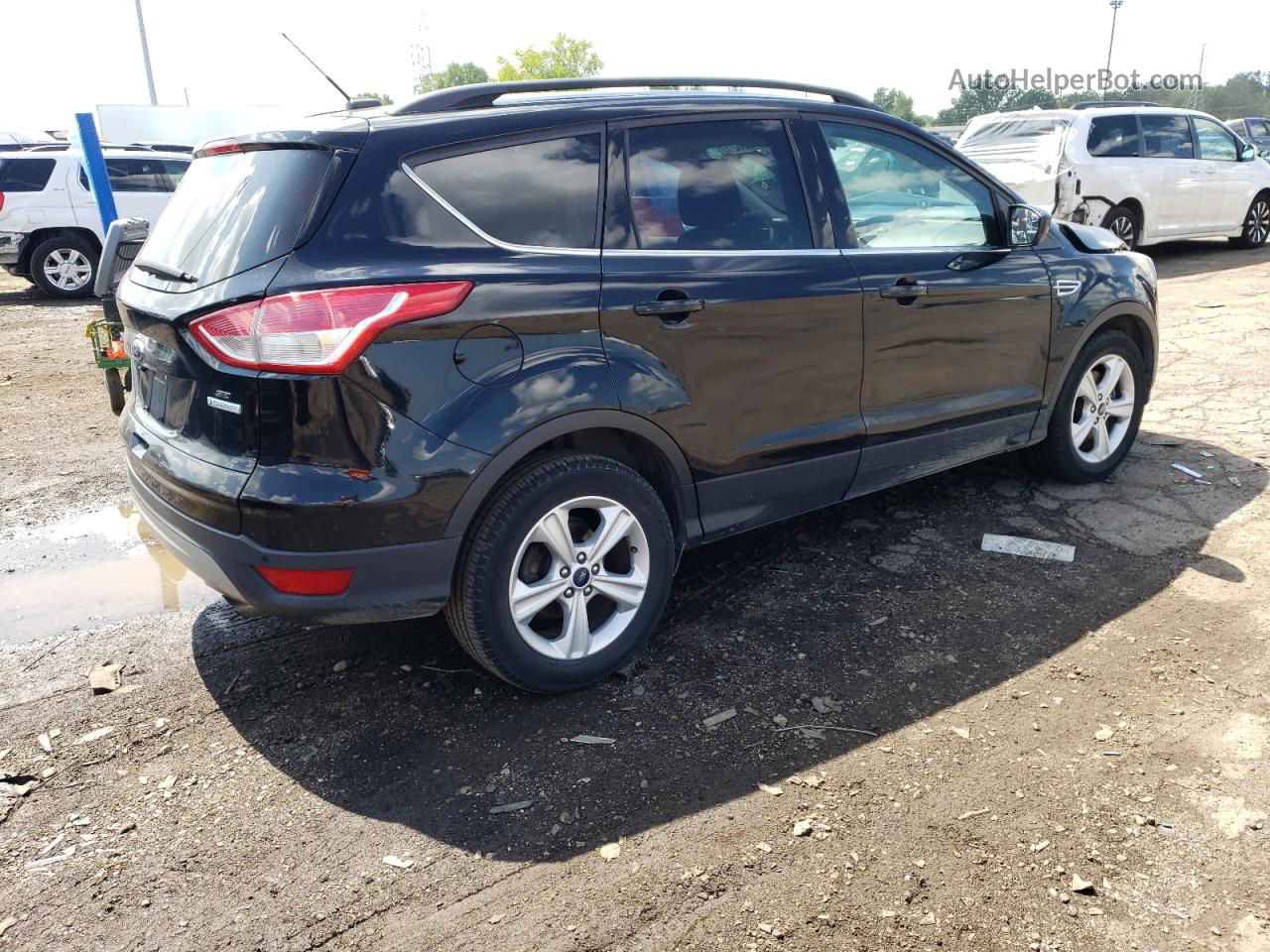 2016 Ford Escape Se Black vin: 1FMCU0G9XGUB44529