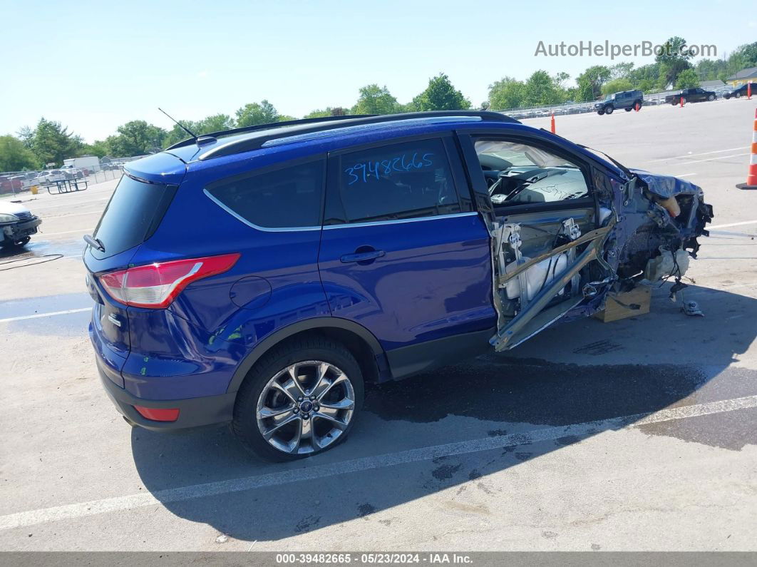 2016 Ford Escape Se Blue vin: 1FMCU0G9XGUB94265