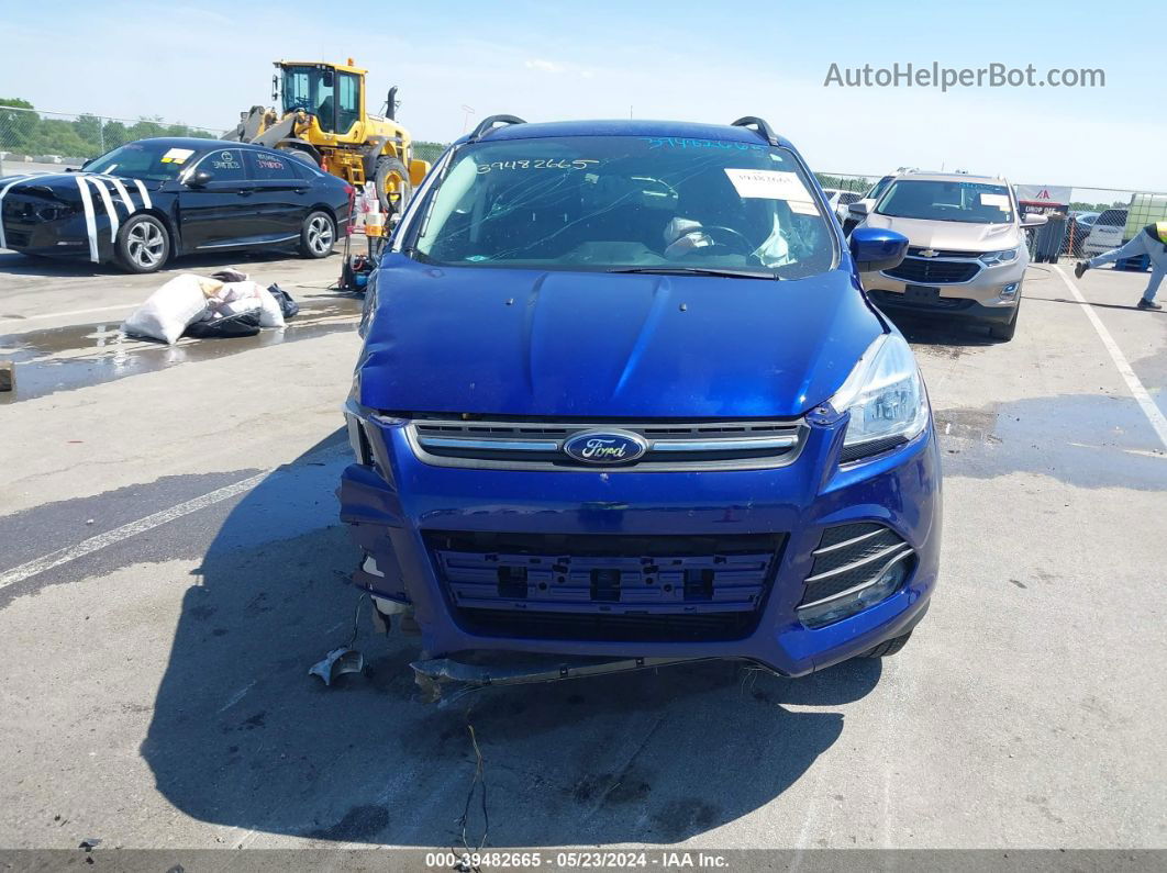 2016 Ford Escape Se Blue vin: 1FMCU0G9XGUB94265