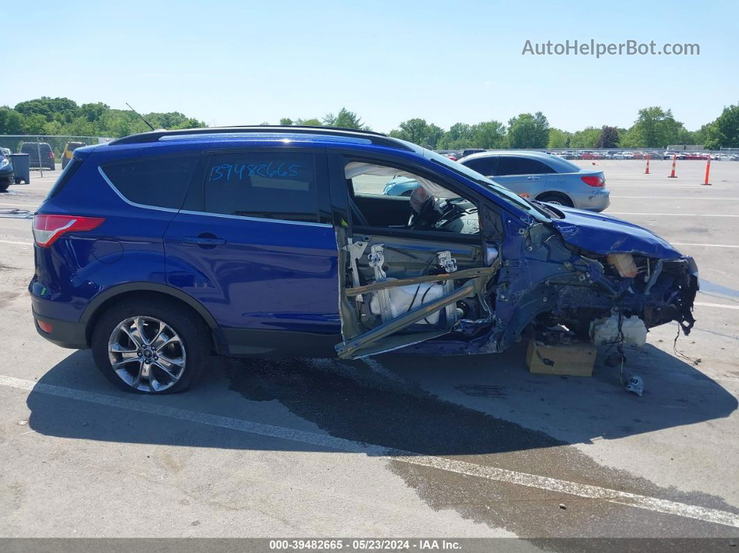 2016 Ford Escape Se Blue vin: 1FMCU0G9XGUB94265