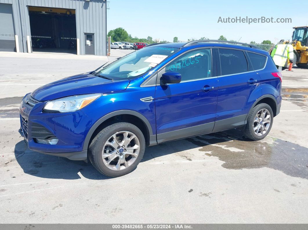 2016 Ford Escape Se Blue vin: 1FMCU0G9XGUB94265