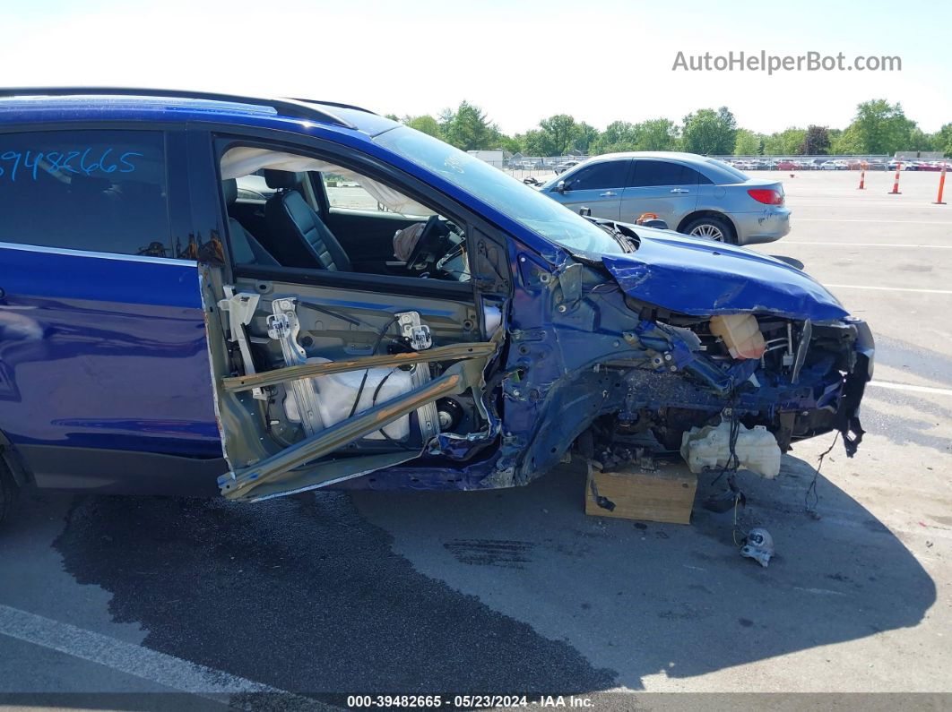 2016 Ford Escape Se Blue vin: 1FMCU0G9XGUB94265