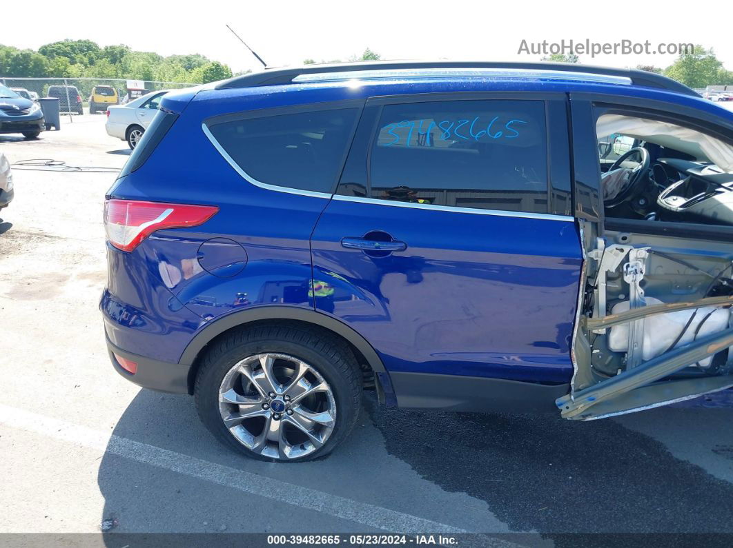 2016 Ford Escape Se Blue vin: 1FMCU0G9XGUB94265