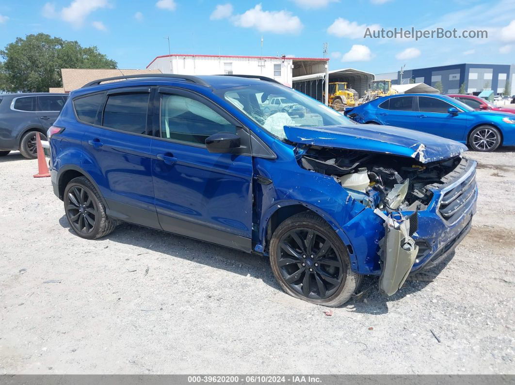 2017 Ford Escape Se Blue vin: 1FMCU0GD0HUC19213